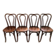 Lot de 4 chaises bistrot fischel