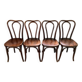 Lot de 4 chaises bistrot fischel
