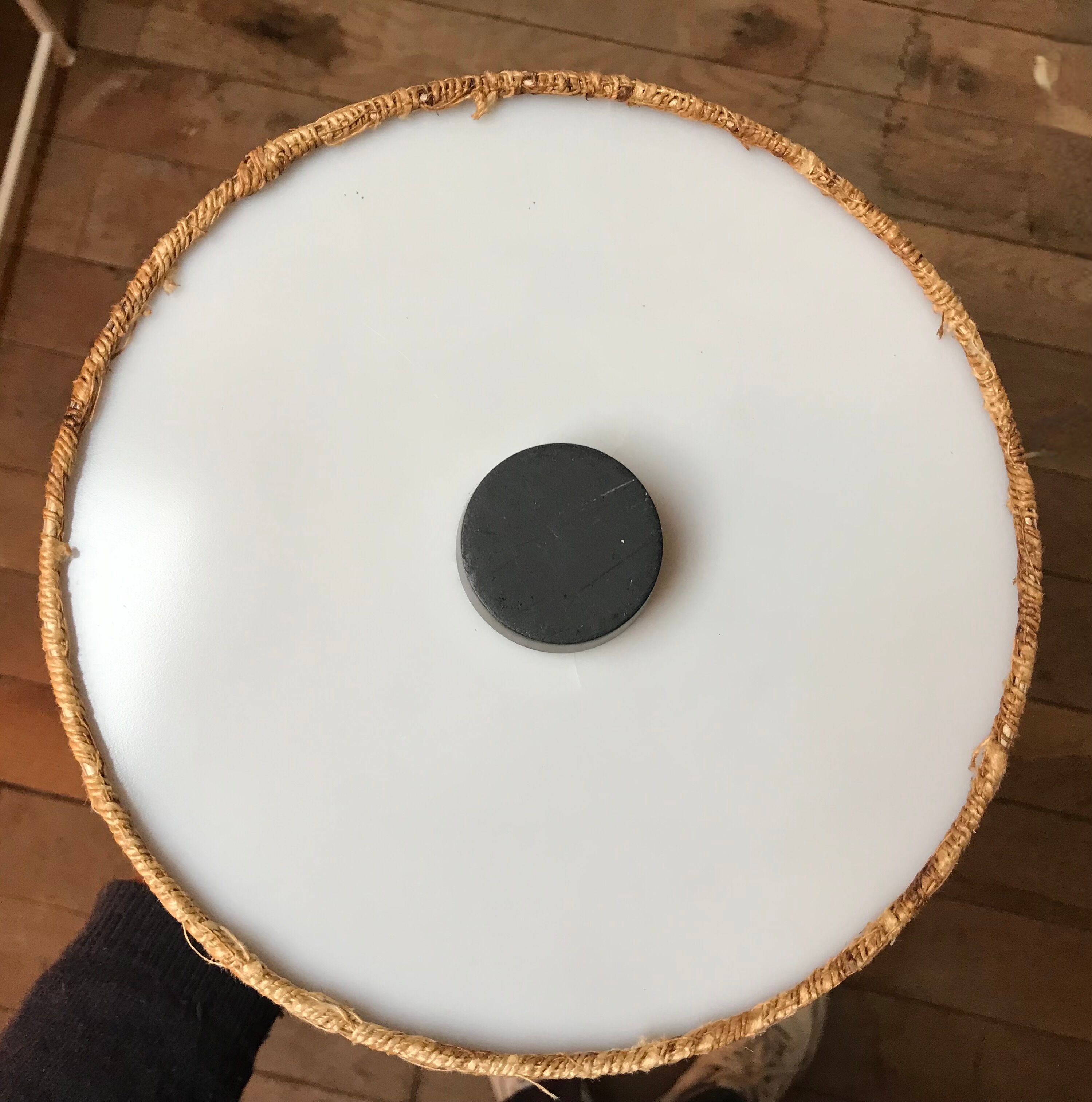 Teak wall lamp, 1950