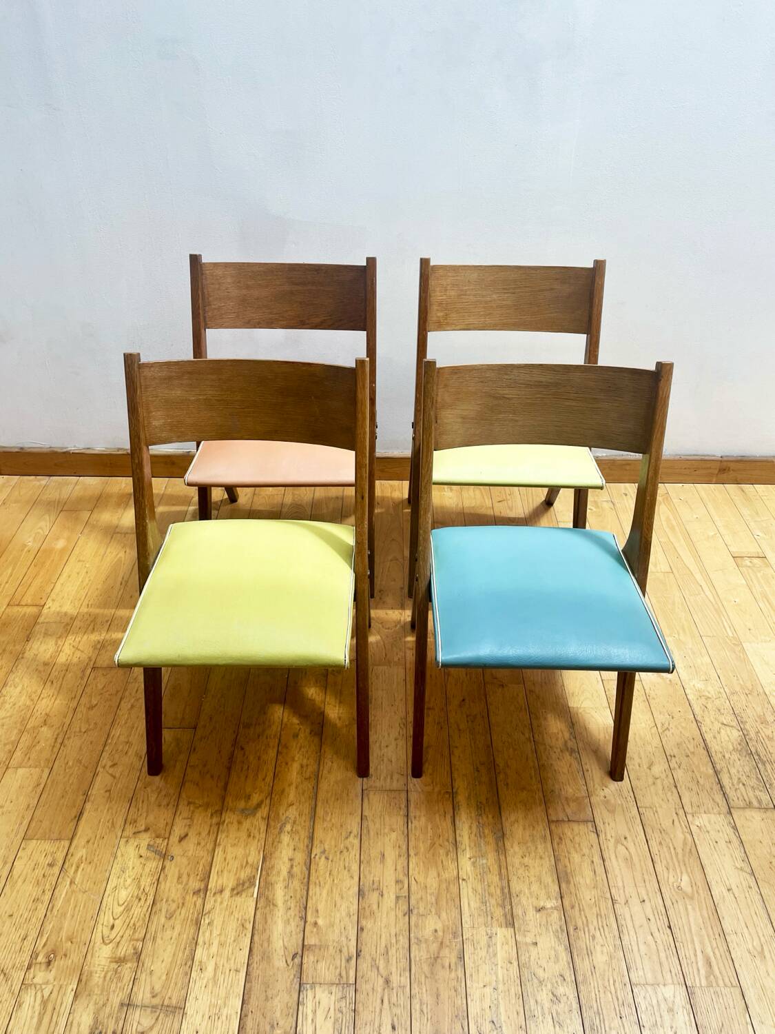 Set of 4 chairs by René-Jean Caillette