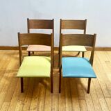 Set of 4 chairs by René-Jean Caillette