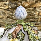 Hand-decorated earthenware soup tureen, Lallier Pottery