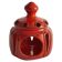 Lobster Red Handmade Ceramic Candle Lamp, by  Barbro Sundelin for Basun Keramik