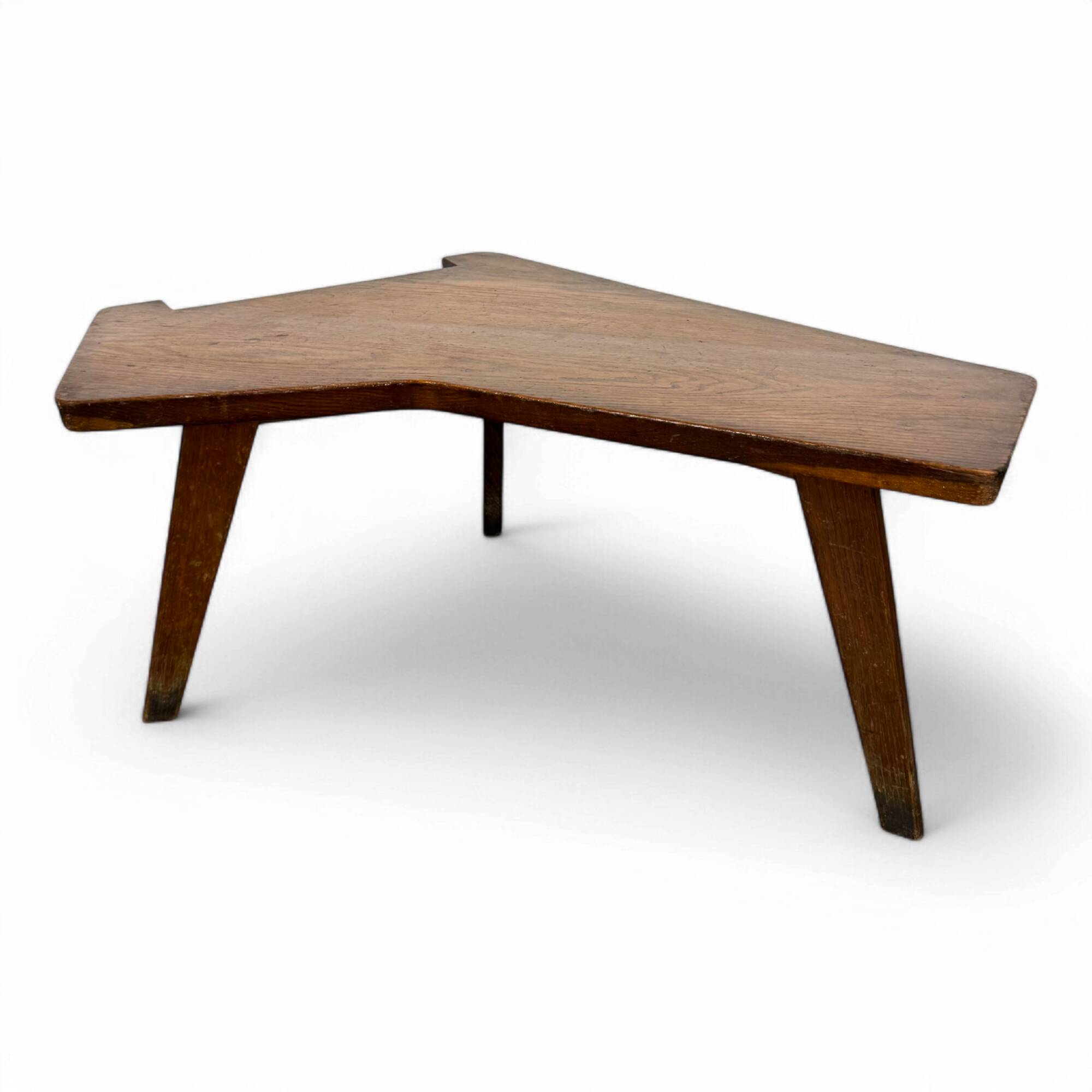 Modernist oak coffee table