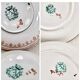 2 anciennes tasses + sous-tasses à thé porcelaine Sarreguemines Minton