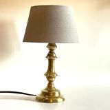 Lamp chic old solid brass candle holder