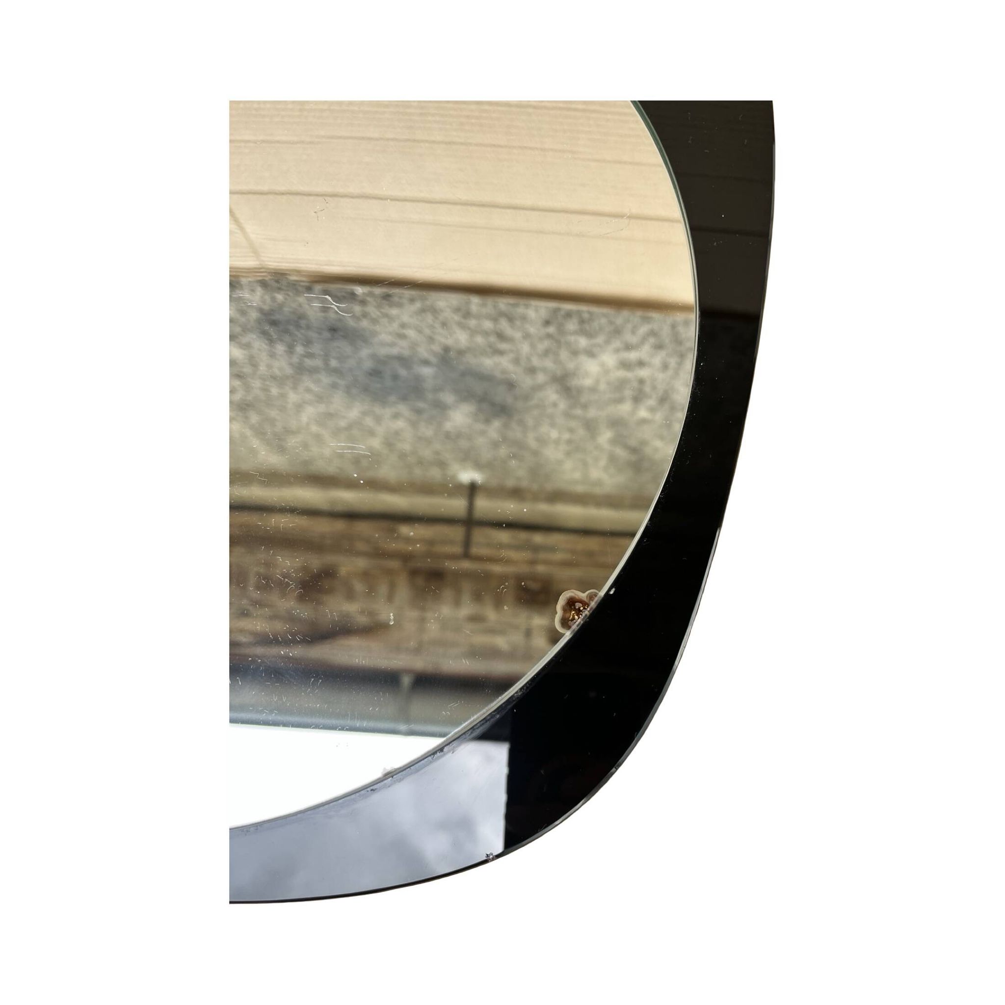 Asymmetrical wall mirror Poland 1970s