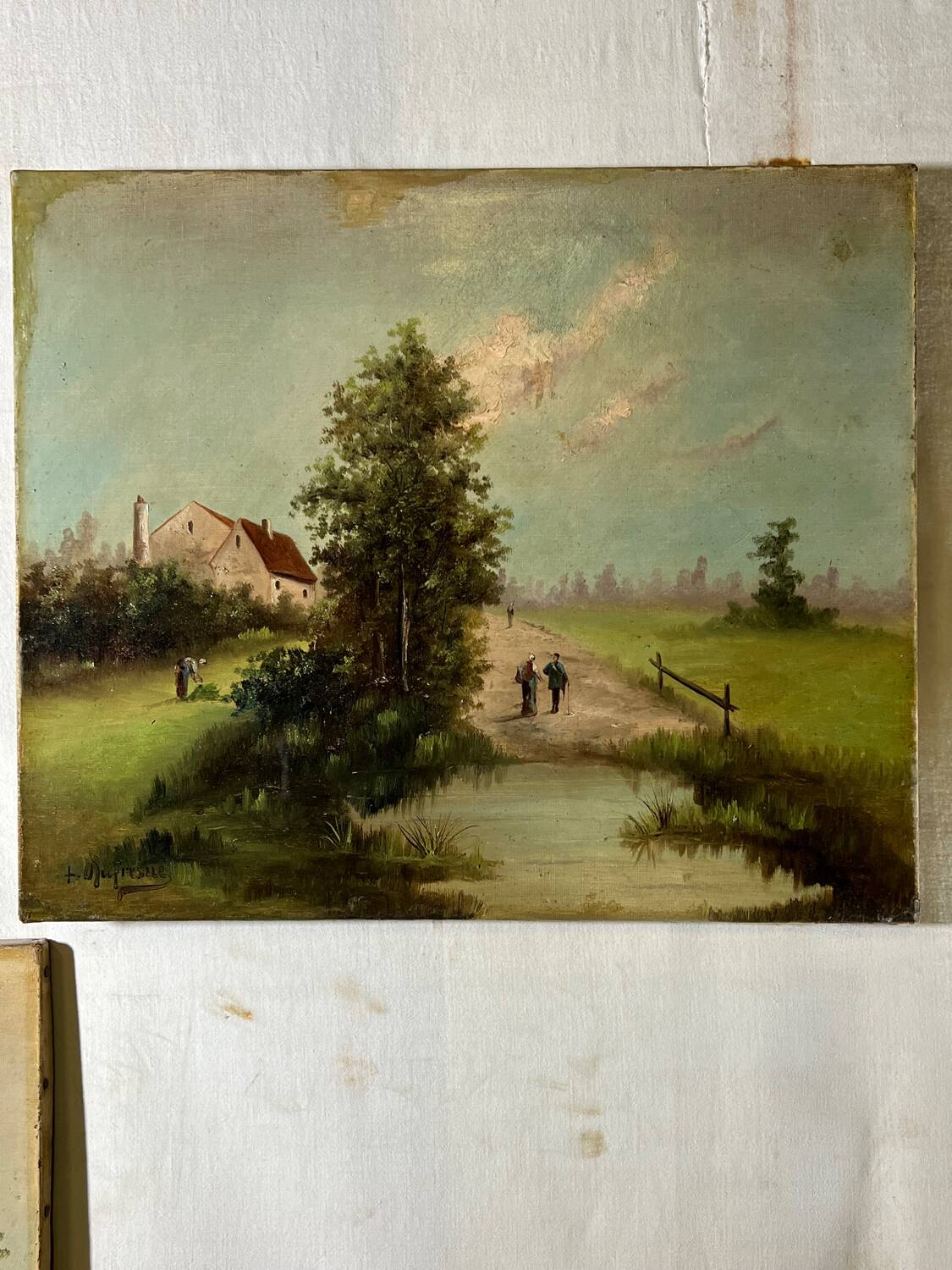 Pair of oils on canvas