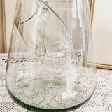 Carafe verre soufflé avec compartiment