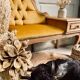 Restored vintage bench – “chat” furniture with integrated drawer