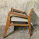 Fauteuil 1950 skaï vintage tbe