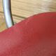 Vintage Formica chair 1950/60 red