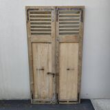 Pair of old shutters