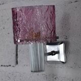Vintage plexi pink sconce