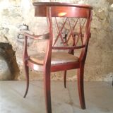 English colonial armchair in mahogany