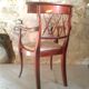 English colonial armchair in mahogany
