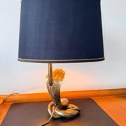 Cobra sculptural lamp in brass – Vintage French work, circa 19