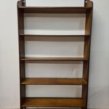 Oak wall bookcase shelf