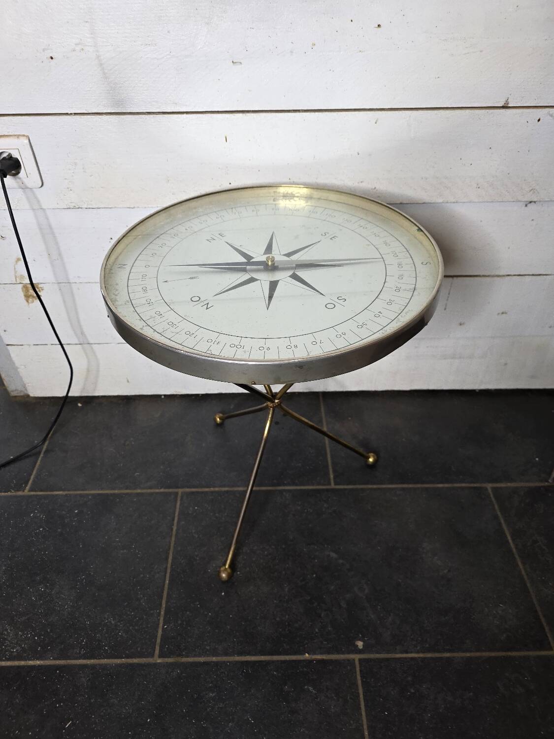 compass coffee table, 1960