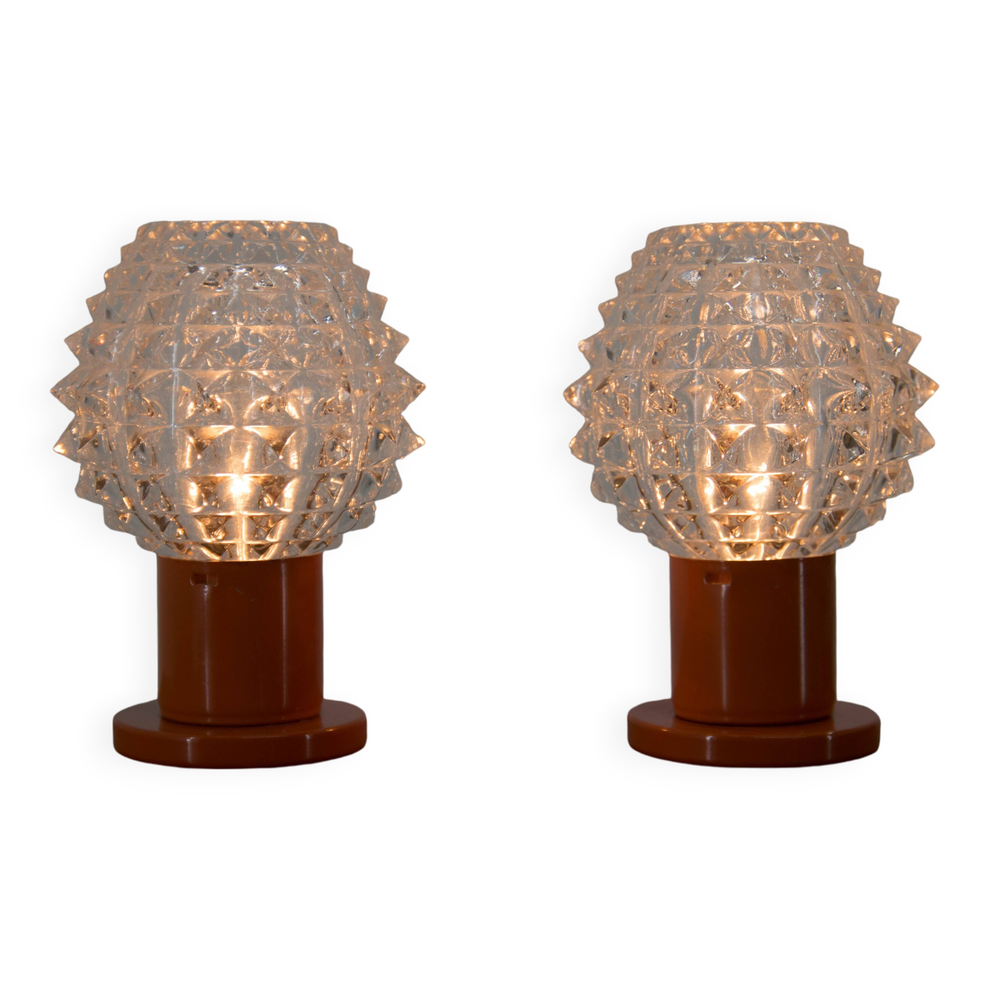 Set of Two Table Lamps by Kamenicky Senov, 1970s