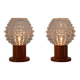 Ensemble de deux lampes de table par Kamenicky Senov, années 1970