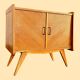 Vintage two-door sideboard, 1960