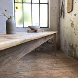 Vintage pine farm table