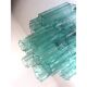Green wather “tronchi” murano glass chandelier d50