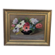 Huile sur bois, bouquet