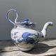 Moustiers blue ceramic teapot