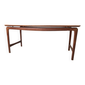 Scandinavian teak coffee table, 1950