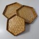 Rattan and bamboo pull-out trays