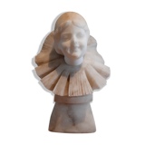 Marble bust of PUGI Guglielmo ( 1850 - 1915 ) "Pierrot "