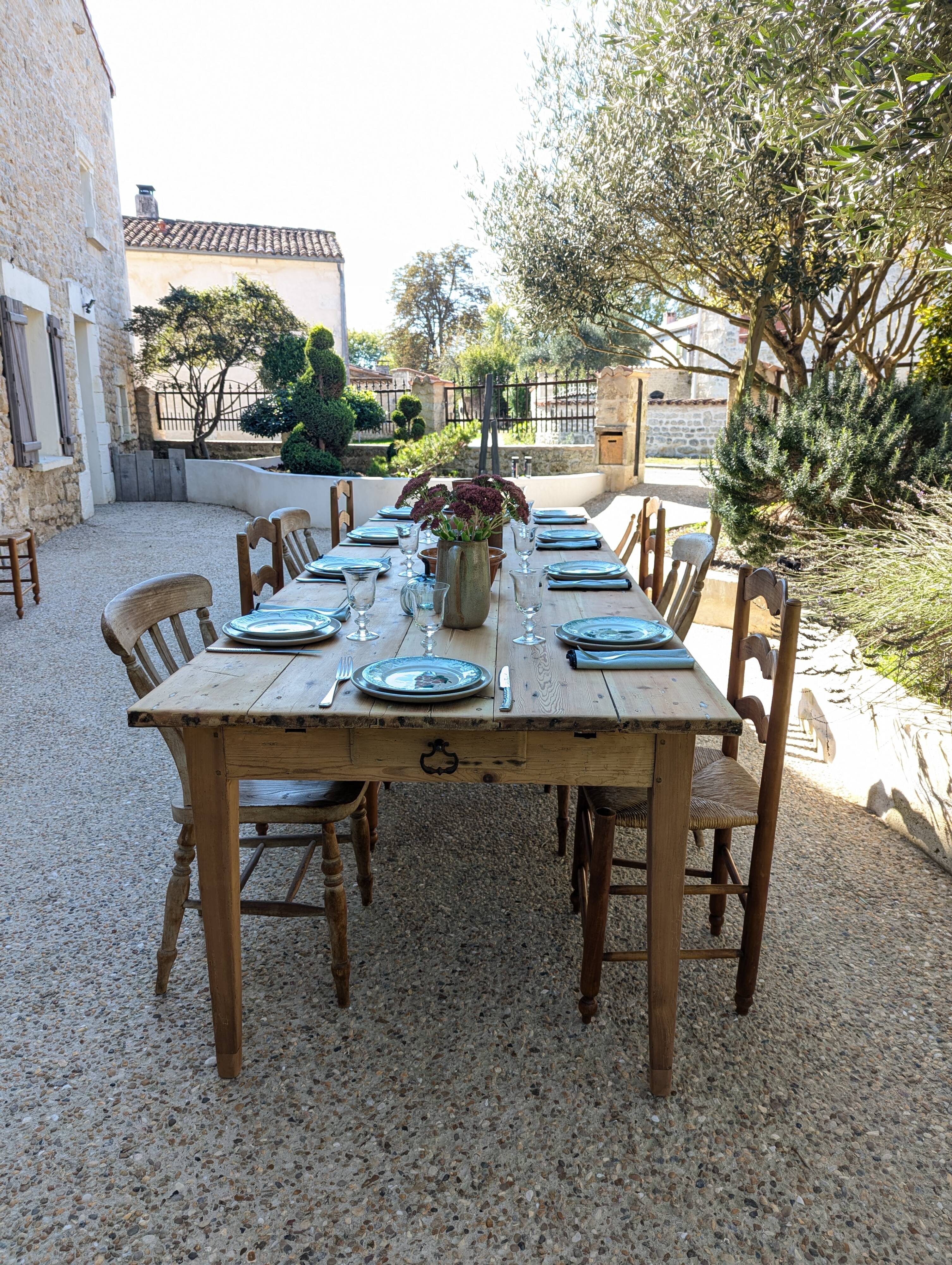 Large farmhouse table