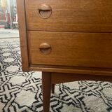 Secretarial cabinet in vintage teak