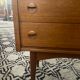 Secretarial cabinet in vintage teak