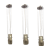 Murano glass light pendants, 1990