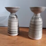 Stoneware soliflore vases