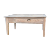Table basse de ferme en chêne