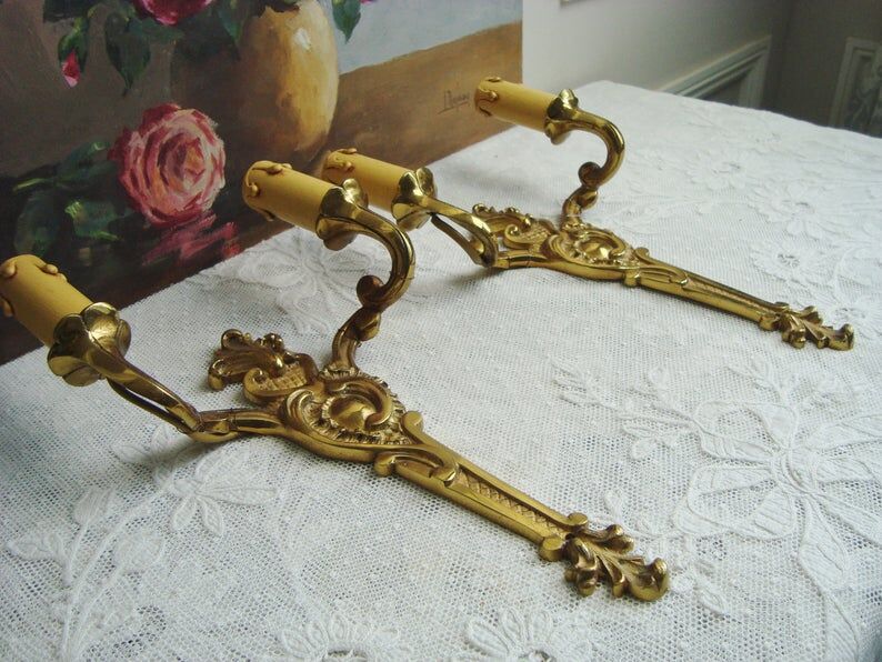 Old bronze rock style appliques