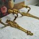 Old bronze rock style appliques