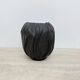 Rosenthal vase black porcelain Johan van Loon, 1980s