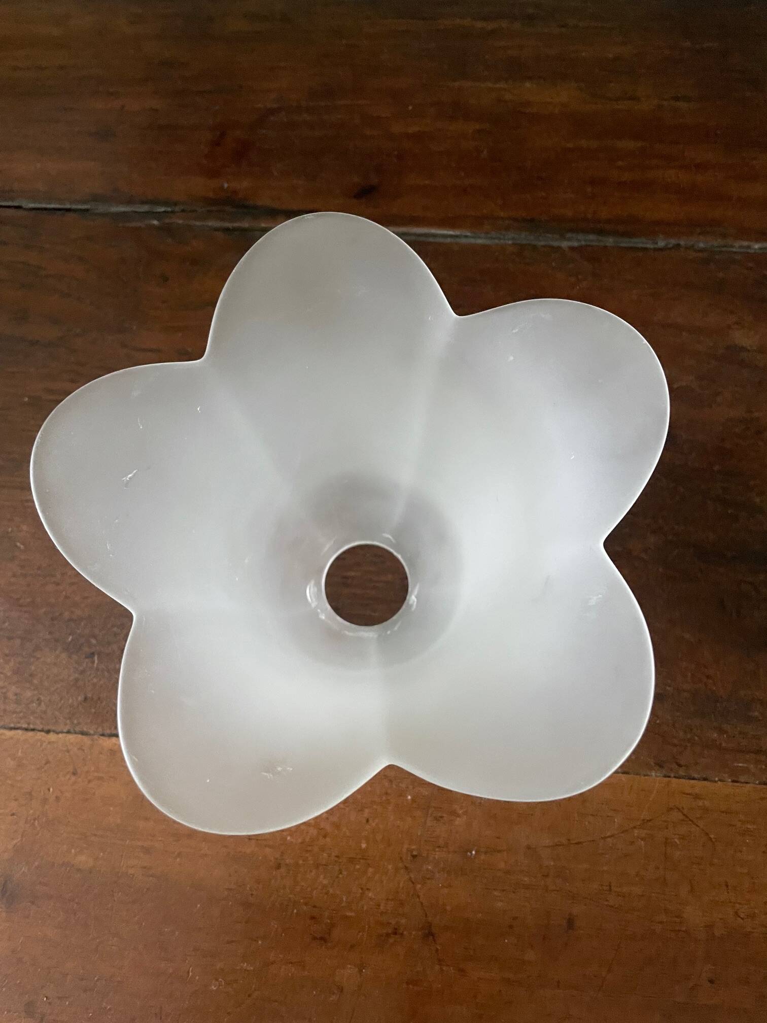 frosted glass tulip