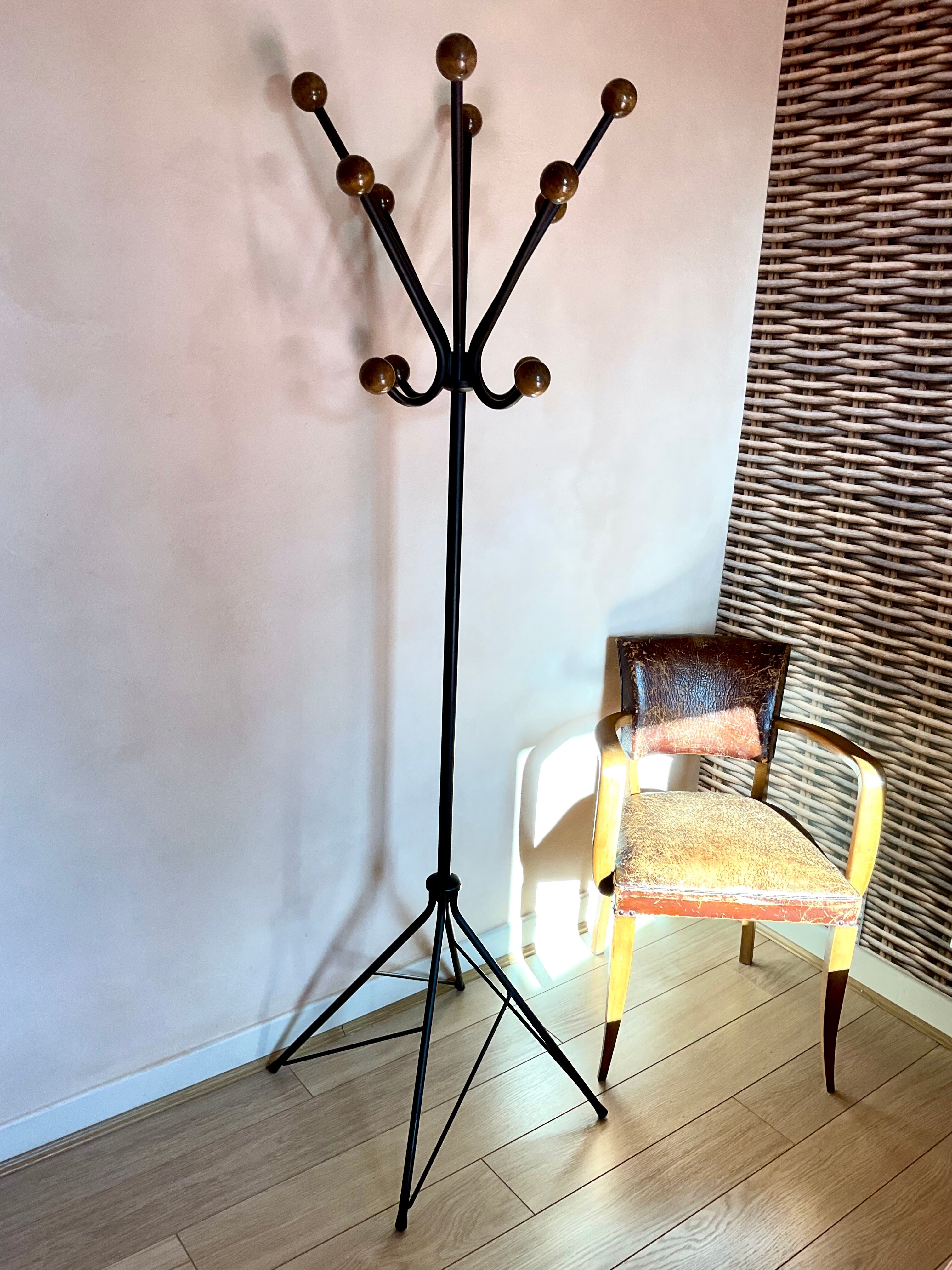 Vintage parrot coat rack