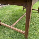 Vintage solid oak farmhouse table 6-8 people