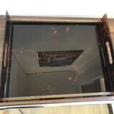 Lucite and brass tray, 70s