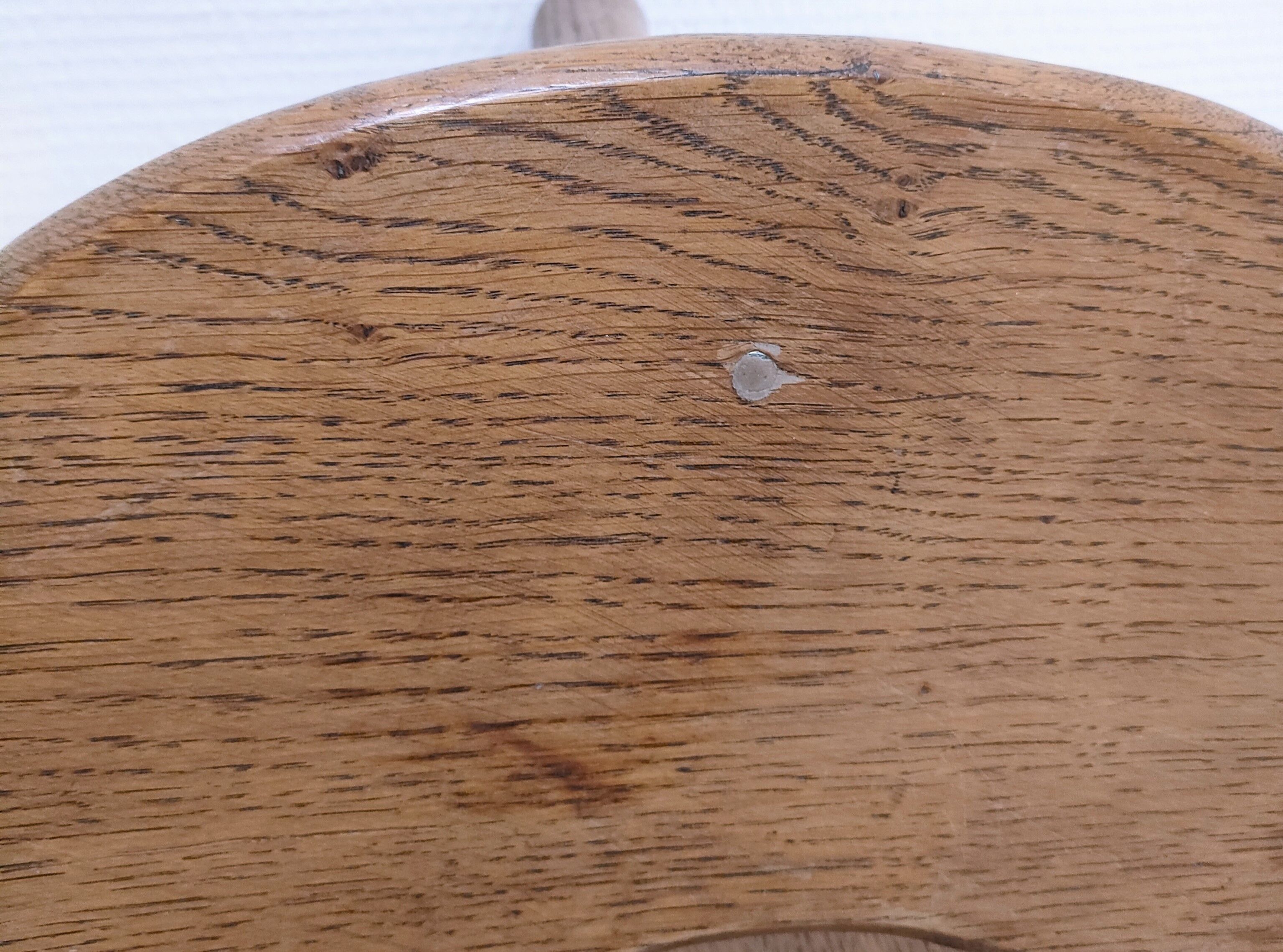 Pair of tripod stools feet solid wood solid wood vintage design