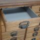 Antique French oak filing / apothecary cabinet by Chouanard, ca 1910