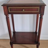 Pedestal table bedside Louis XVI mahogany style