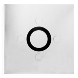 large decorative relief mirror 1980